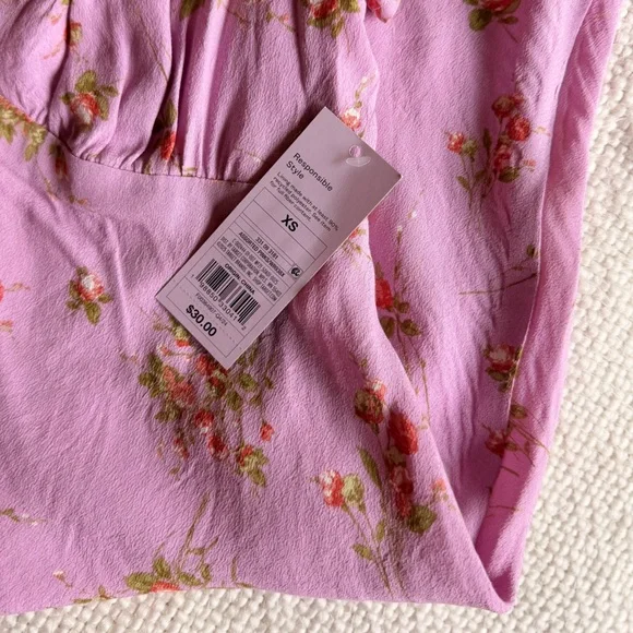 Wild Fable Pink Floral Mini Dress - Picture 6 of 6